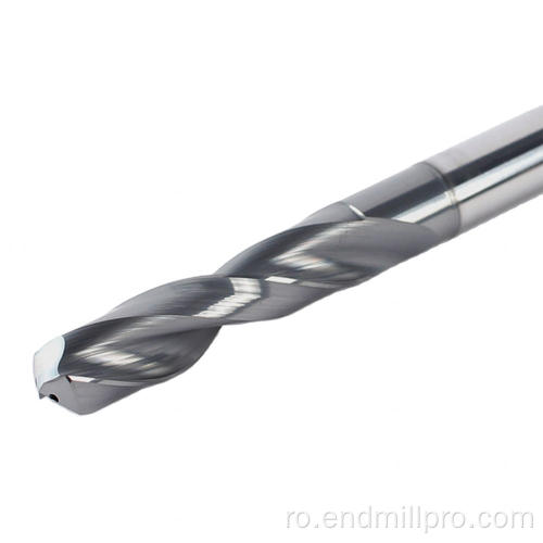 Carbide Straight Mâner Tip de foraj de lichid de răcire interioară